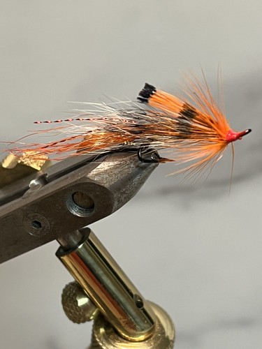 Salmon flies double silver - flies,