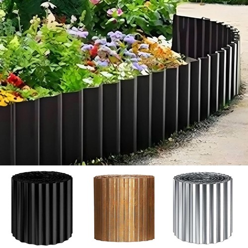 Heavy duty steel lawn - lawn, edging