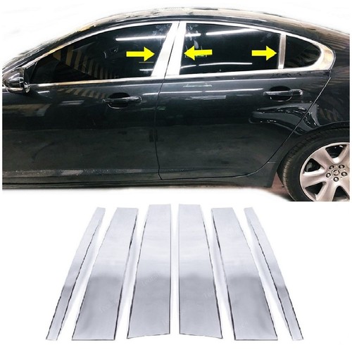 Chrome door post - pillar, trim