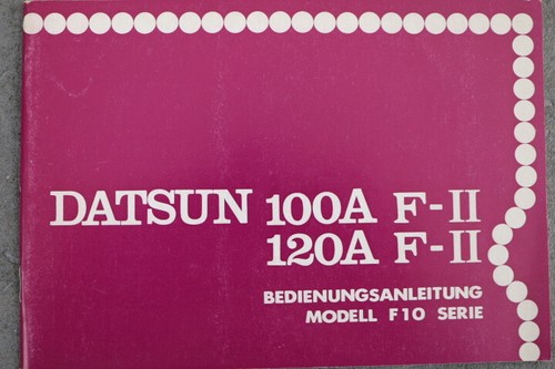 Datsun cherry 100a - -, 120a