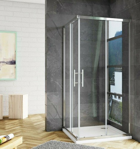 Corner entry shower enclosure - corner,