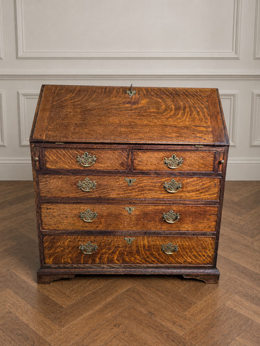 Antique georgian tiger oak - tiger,