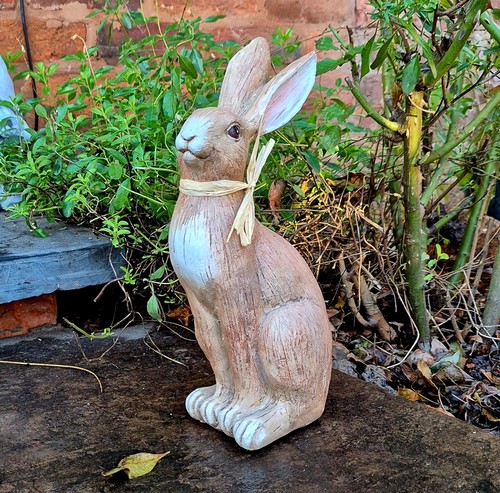 Garden ornaments rabbit hare - ornaments,