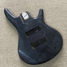 6- Strings Electric Bass Body Black Active Pickup DIY AC859