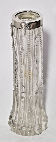 Antique cut glass bud vase - antique,
