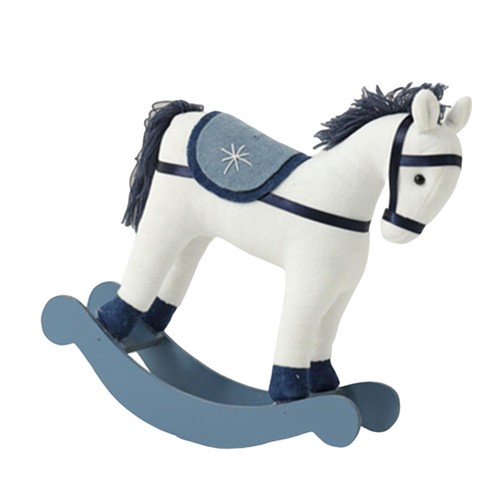 Christmas rocking horse plush - horse,