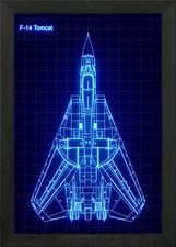 F 14 Tomcat Framed Wall Art