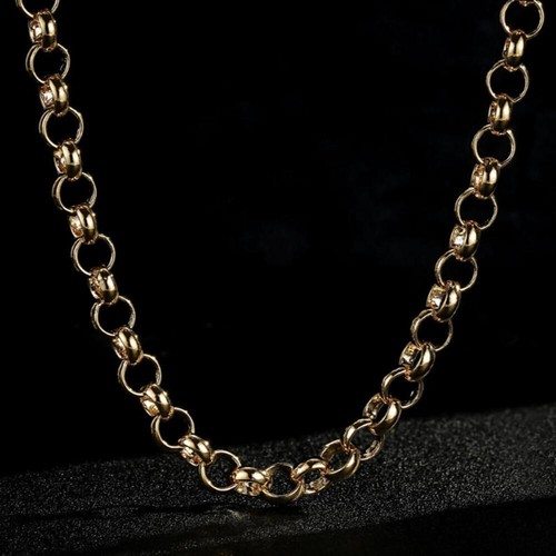 Men women 9ct gold belcher - men,