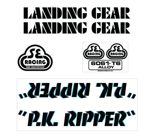 Racing ripper decal set - se,