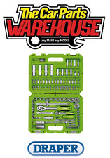 Draper 55318 Limited Edition 1/4" & 1/2" Drive 100 Piece Metric Socket & Bit Set