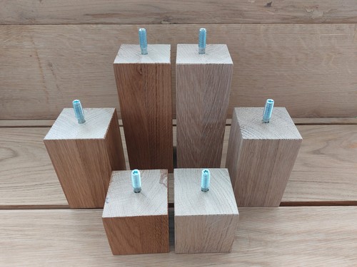 Solid oak square wooden - oak,