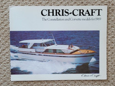 Chris Craft Sea Skiff Sales Catalog 1969 Constellation 12 pages + covers  NICE