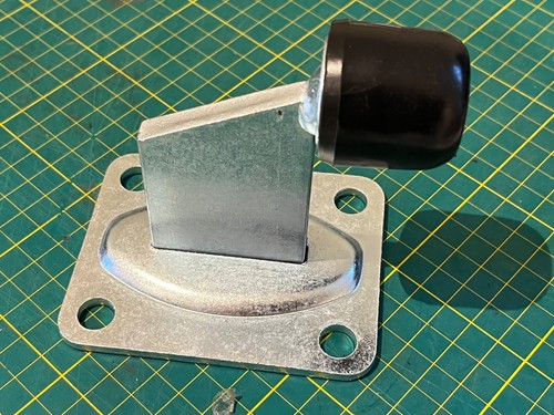 Bolt down door - down, stop