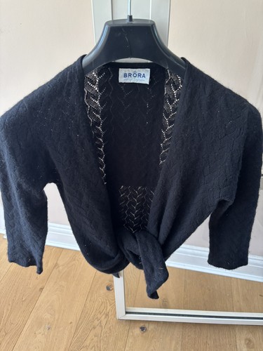 Brora lace knit cashmere wrap - knit,