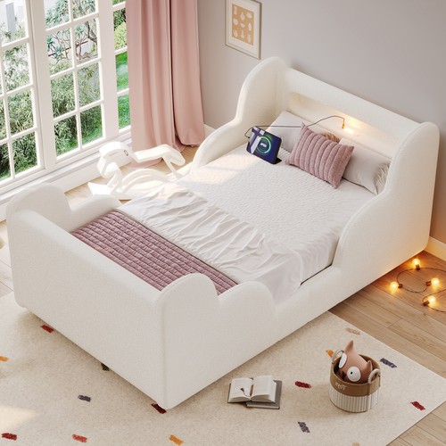 Toddler bed with safety rails - safety,
