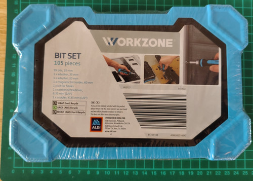 New workzone screw driver bit - new,