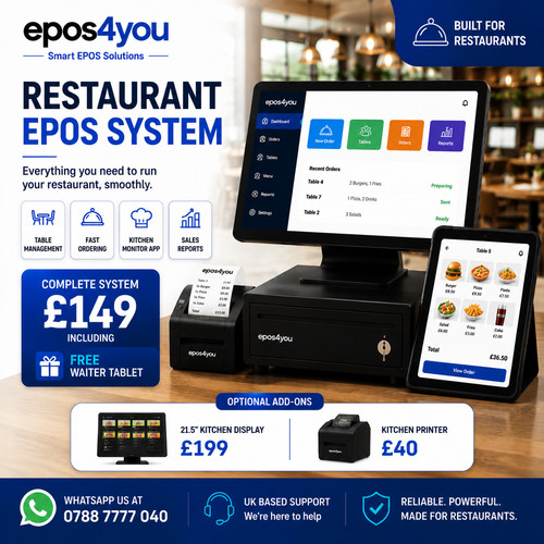 Restaurant epos till - restaurant, system