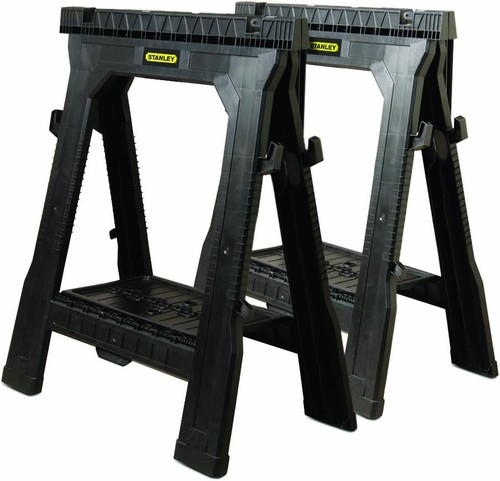 Stanley folding sawhorse - stanley,