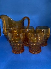 STUNNING BRITISH AMBER GLASS