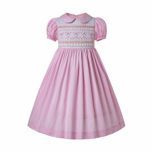 Girls smocked dress - girls,