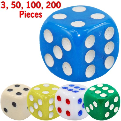Opaque 16mm dice - 16mm,