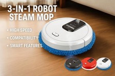 Robot Sweeper & Steam Mop –