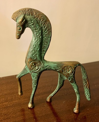 Vintage brass bronze verdigris - vintage, brass/bronze