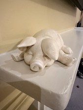 Vintage Pottery Pig In VGC Pig