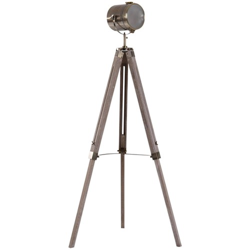 Vintage tripod floor lamp - vintage,