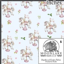 Carousel Horses Repeat Pattern