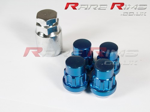 Blue locking wheel - nuts, x