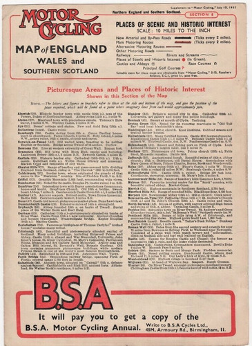 Bsa motor cycle - cycle, of