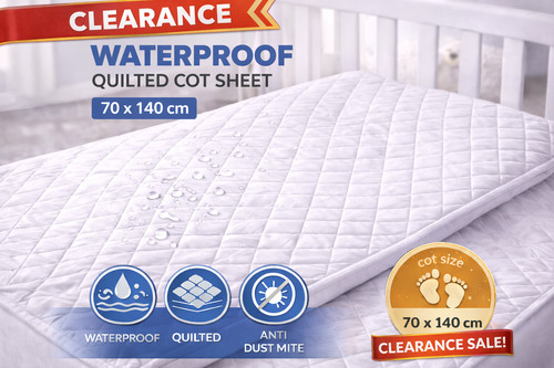 Waterproof quilted cot - waterproof,
