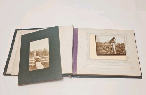 Antique small photograps - small, album