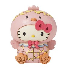 Jim Shore Sanrio Hello Kitty Easter Chick in Chicken Suit Mini Figurine 6016413