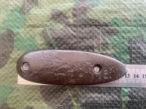 Metal butt plate rifle - metal,