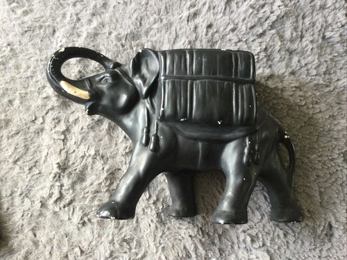 Vintage 50s elephant ceramic - vintage,
