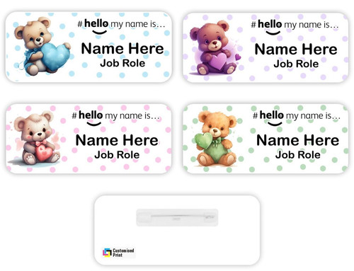Hello name badge student - badge,