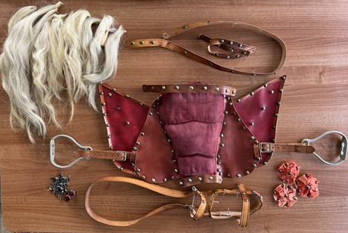 Rocking horse tack saddle - rocking,