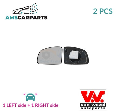 Rear view mirror - view, pair