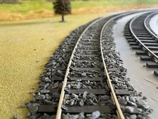 Ultra Realistic O Gauge Model Railway Track Ballast  Layout - Granite Grey 
