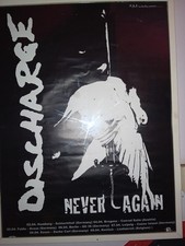  DISCHARGE TOUR POSTER GERMANY