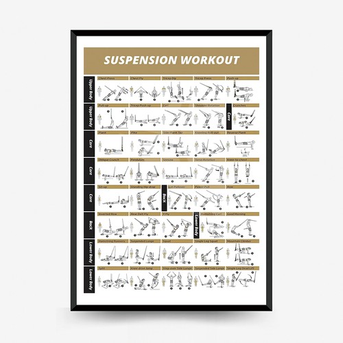 Home fitness wall - wall, print