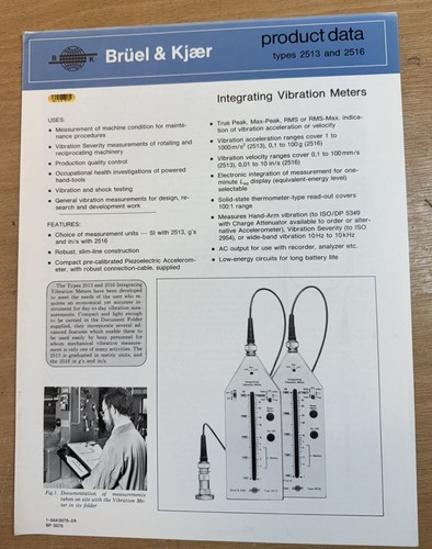 Bruel kjaer product data - &,