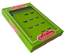 NEW REPRODUCTION SUBBUTEO TABLE FOOTBALL TEAM BOXES. MID 80's DESIGN BOX.