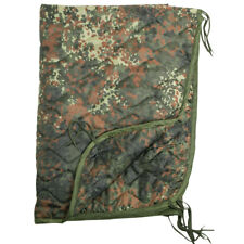 Army Military Camping Travel Poncho Liner Sleeping Bag Blanket Flecktarn Camo