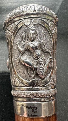 Antique indian silver walking - indian,