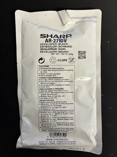 Sharp ar271 developer - ar271-dv,
