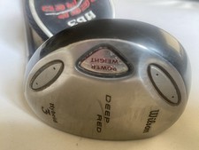 Wilson Deep Red #3 Hybrid/20 Degree / Regular Flex Fujikura Shaft