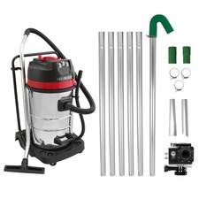 MaxBlast 80L Wet & Dry Vacuum, Gutter Vacuum Poles & Camera